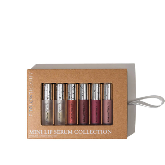 Fitglow Beauty 6 Piece Mini Lip Serum Collection